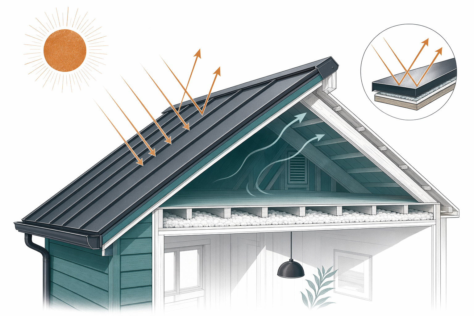 Metal roofs & energy savings