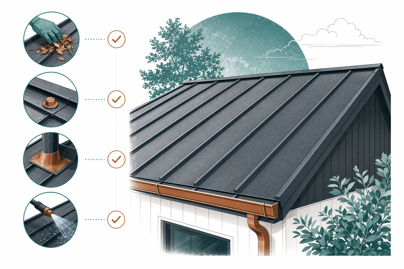Metal Roof Maintenance — What You Actually Need to Do
