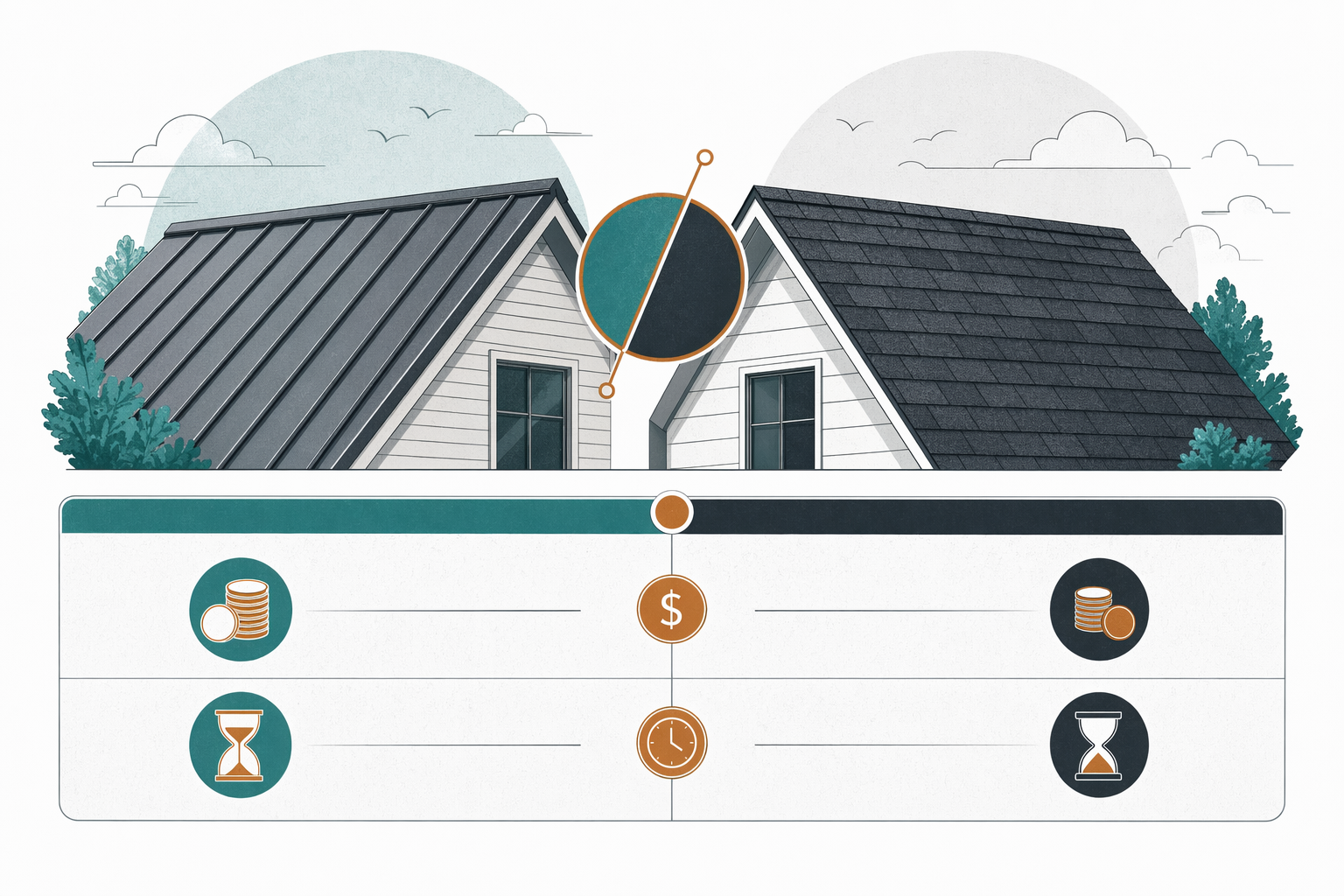 Metal Roof vs Asphalt Shingles