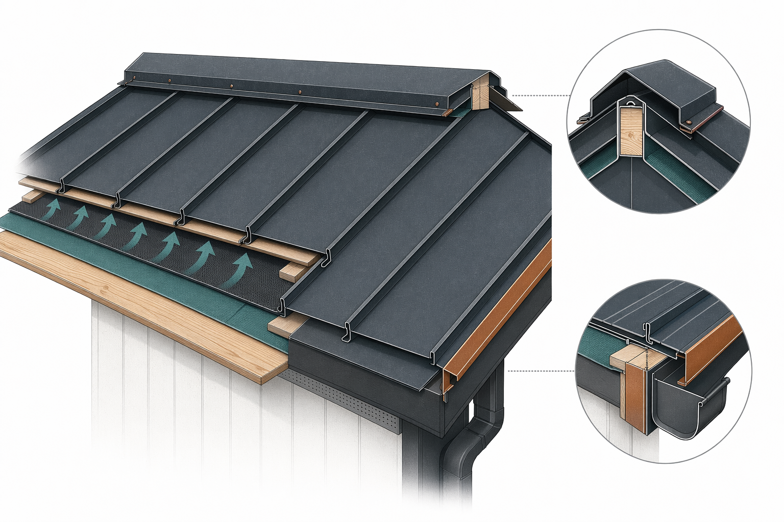 Tear-off, underlayment & installation